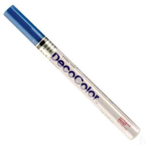 Blue - Extra Fine DecoColor Opaque Oil-Based Paint Marker