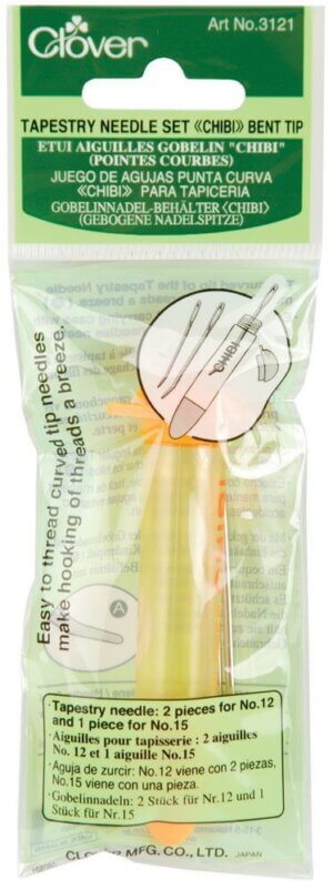 Clover Chibi Tapestry Needle Set-Size 12/15 3/Pkg