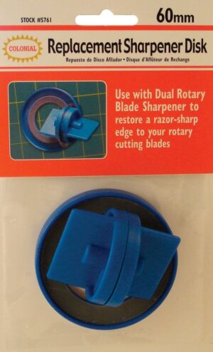 Colonial Needle Rotary Blade Sharpener-For 60mm Blades
