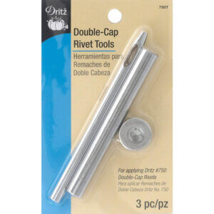 Dritz Double-Cap Rivet Tools-Nickel Dritz Double-Cap Rivet Tools-Nickel