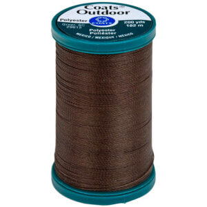 Coats Outdoor Living Thread 200yd-Dark Brown