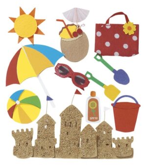 Jolee’s Boutique Dimensional Stickers-Fun At The Beach Jolee's Boutique Dimensional Stickers-Fun At The Beach
