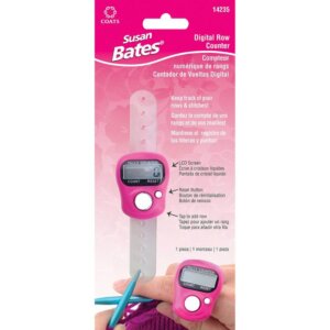Susan Bates Digital Row Counter-Assorted Colors: Pink, Purple Or White