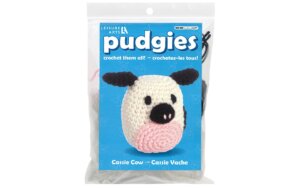 Leisure Arts Crochet Pudgies Kit Cow Leisure Arts Crochet Pudgies Kit Cow