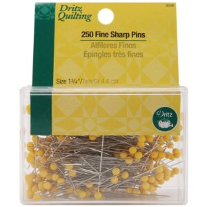 Dritz Quilting Fine Sharp Pins 250/Pkg-Size 28