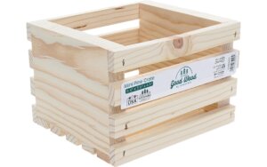Good Wood Crate Mini 6.5x5.30x4"