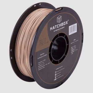 Wood 1.75mm PLA 3D Printer Filament, 1 KG Spool HATCHBOX  Filament