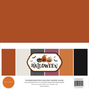 Carta Bella Solid Collection Kit 12"X12"-Halloween