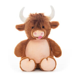 Highland - Cow Cubbies Stuffed Animal Embroidery Blank
