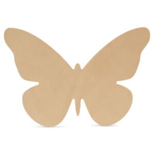 8" Wood Butterfly Cutout Baltic Wood 1/4" thick