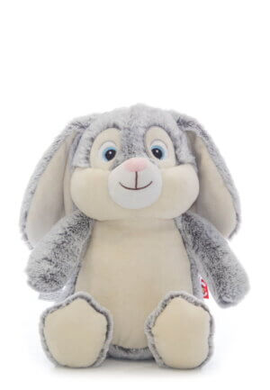 Grey Bunny - Cubbies Stuffed Animal Embroidery Blank