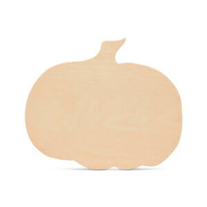 5.5" Wood Pumpkin Cutout Baltic Wood 1/8" thick