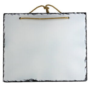 9.8 x 11.8in Hanging Photo Slate Rock Plaque Sublimation Blank