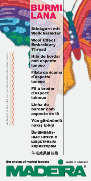 Burmilana Maderia Thread Chart Color Card