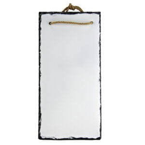5.9 x 11.8in Hanging Photo Slate Rock Plaque Sublimation Blank