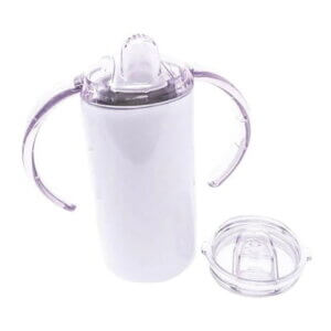Sippy Cup 12oz 2 Lids Sublimation Blank