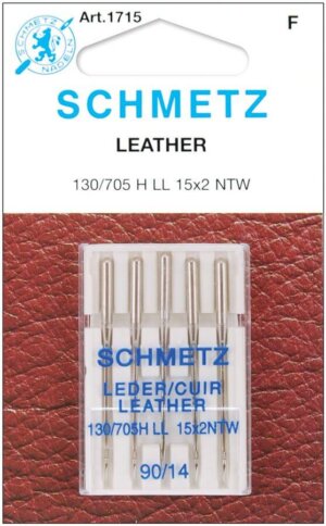 Schmetz Leather Machine Needles-Size 14/90 5/Pkg