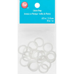Boye Cabone Rings-.625" 20/Pkg
