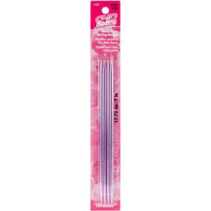 Susan Bates Silvalume Double Point Knitting Needles 7" 4/Pkg-Size 6/4mm