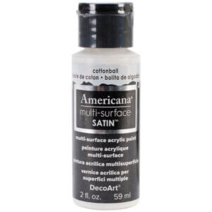 Cotton Ball 2oz - Multi-Surface Satin Acrylic Paint DecoArt Americana