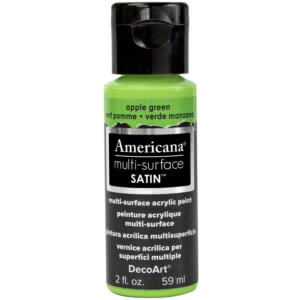 Apple Green 2oz - Multi-Surface Satin Acrylic Paint DecoArt Americana