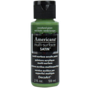 Woodland Green 2oz - Multi-Surface Satin Acrylic Paint DecoArt Americana