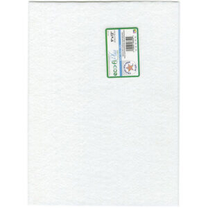 Kunin Eco-Fi Plus Premium Felt Sheet 9"X12"-White Solid Fabric Sheet
