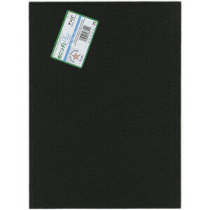 Kunin Eco-Fi Plus Premium Felt Sheet 9"X12"-Black Solid Fabric Sheet
