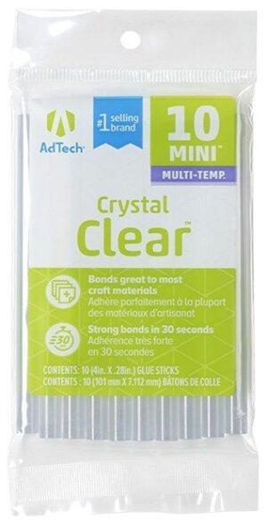 Multi Temp Mini Gluesticks 4" 10pc