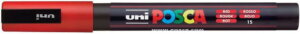 Red POSCA 3M Fine Bullet Tip Pen - Acrylic Paint Pen