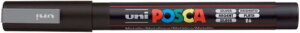 Silver POSCA 3M Fine Bullet Tip Pen - Acrylic Paint Pen