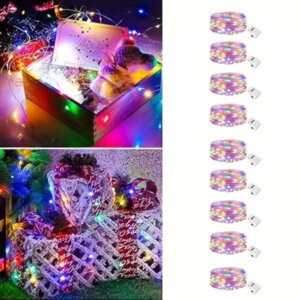 10pcs Multi Color 3 Speed Mini Fairy Lights 10pcs Multi Color 3 Speed Mini Fairy Lights