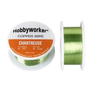 Chartreuse 26 Gauge/0.4mm Tarnish Resistant Copper Craft Wire 30yrd