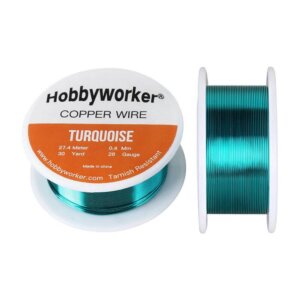 Turquoise 26 Gauge/0.4mm Tarnish Resistant Copper Craft Wire 30yrd