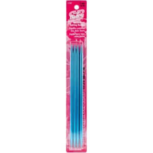 Susan Bates Silvalume Double Point Knitting Needles 7" 4/Pkg-Size 8/5mm