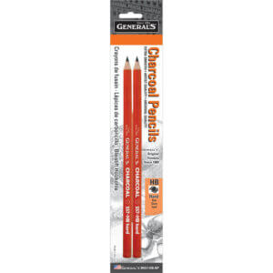 Charcoal Pencils 2/Pkg-HB