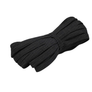 5yds Black Elastic 12mm