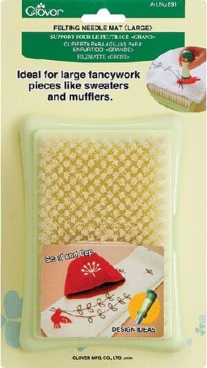 Clover Felting Needle Mat - Large-6.25"X4.5"X2.25"