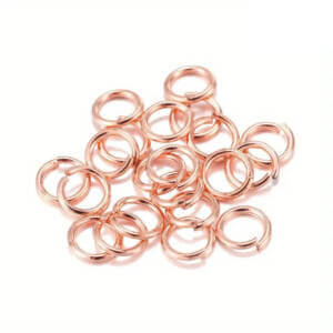 200pc 10mm Rose Gold Jump Ring 200pc 10mm Rose Gold Jump Ring