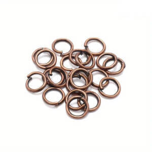 200pc 10mm Red Copper Jump Ring 200pc 10mm Red Copper Jump Ring