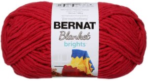 Racecar Red - Bernat Blanket Brights Big Ball Yarn
