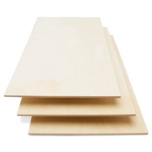 1/4 12"x24" Baltic Birch Craft Wood Sheet