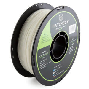 Glow In Dark Green 1.75mm PLA 3D Printer Filament, 1 KG Spool HATCHBOX Glow In Dark Green 1.75mm PLA 3D Printer Filament, 1 KG Spool HATCHBOX