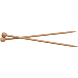 ChiaoGoo Single Point Dark Patina Knitting Needles 7"-Size 10/6mm