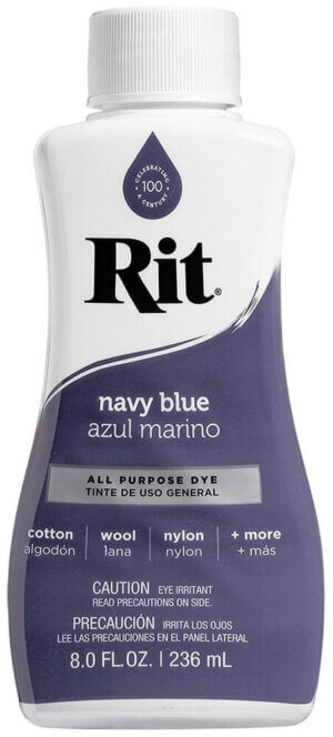 Navy Blue - Rit 8oz All Purpose Liquid Fabric Dye