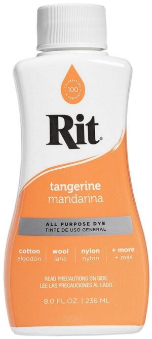 Tangerine - Rit 8oz All Purpose Liquid Fabric Dye