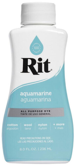 Aquamarine - Rit 8oz All Purpose Liquid Fabric Dye