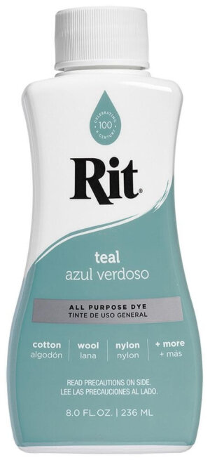 Teal - Rit 8oz All Purpose Liquid Fabric Dye