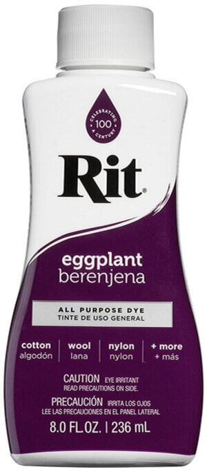 Eggplant - Rit 8oz All Purpose Liquid Fabric Dye