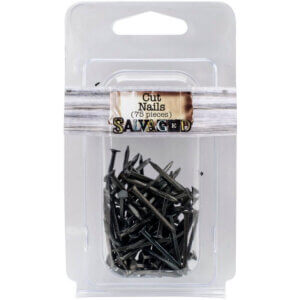 BCI Crafts Salvaged Cut Nails .875" 75/Pkg-Black